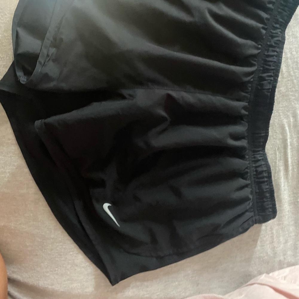 Size xl large black running shorts!